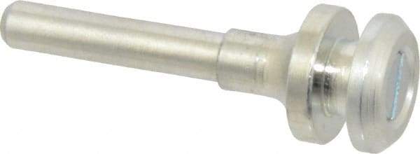 Value Collection - 3/8" Hole, Wheel Mandrel - 2-1/8" OAL, 3/8" Max Wheel Width, 1/4" Shank Diam - All Tool & Supply