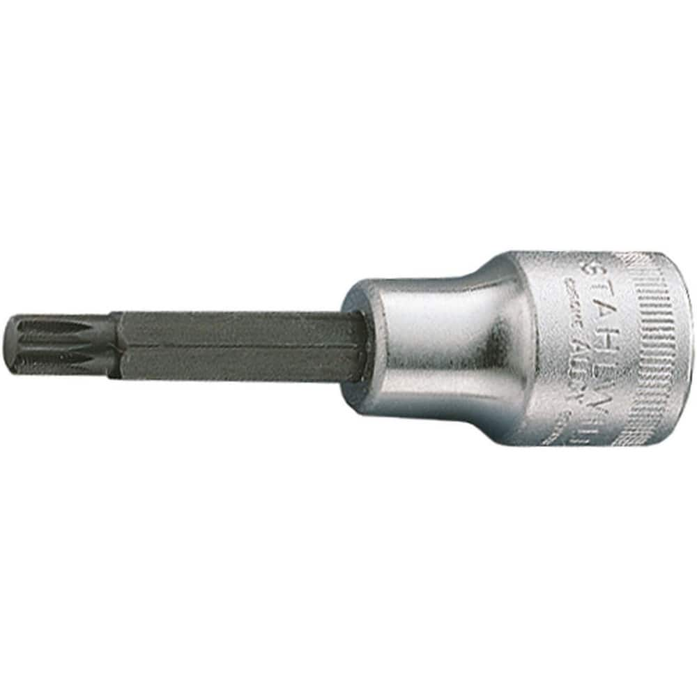 Screwdriver & Drag Link Sockets; Type: XZN Screwdriver Socket; Drive Size (Inch): 0.5 in; Blade Width (mm): 23.7 mm; Blade Thickness (Decimal Inch): 1 mm; Point Size: M10; Finish: Chrome-Plated; Insulated: No; Non-sparking: No; Tether Style: Not Tether Ca