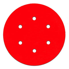 Hook & Loop Discs; Disc Diameter (Decimal Inch): 6; Grade: Fine; Grit: 150; Abrasive Material: Ceramic Blend; Disc Color: Red; Package Quantity: 10; Grit: 150; Grit: 150; Package Quantity: 10