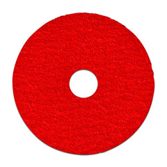 Fiber Discs; Abrasive Material: Aluminum Oxide; Grade: Extra Coarse; Center Hole Size (Inch): 7/8; Grit: 24; Backing Material: Rubber; Maximum Rpm: 13250.000; Disc Color: Red; Disc Diameter (Decimal Inch): 4-1/2; Package Quantity: 4 Pack