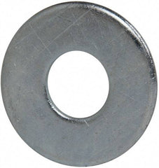 Value Collection - 3/4" Screw, Grade 2 Steel USS Flat Washer - 0.805" ID x 2.03" OD, 0.177" Thick, Zinc-Plated Finish - All Tool & Supply