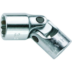 Hand Sockets; Socket Type: Flex Socket; Drive Size: 1/4 in; Socket Size (Inch): 3/8; Drive Style: Hex; Overall Length (Decimal Inch): 1.3400; Material: Steel; Insulated: No; Tether Style: Not Tether Capable; Features: Anti-Slip Drive profile; Thin wall; C