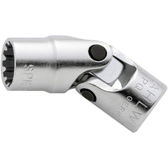 Specialty Sockets; Type: Spline Socket; Drive Size: 0.25 in; Socket Size: SP10; Insulated: No; Non-sparking: No; Tether Style: Not Tether Capable; Features: Uniflex; Thin wall; Finish/Coating: Chrome-Plated; Finish: Chrome-Plated; Drive Size: 0.25 in; Soc