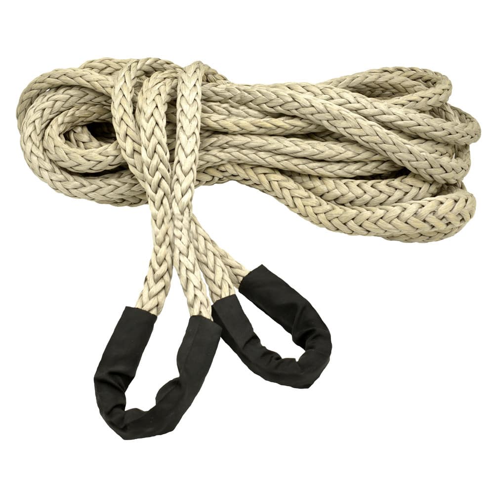 Tow Rope, Cable & Chain; Type: Tow Rope; End Type: Loop; Material: HMPE; Length (Feet): 20; Breaking Strength: 85800.000; Width (Inch): 9/16 in; Material: HMPE