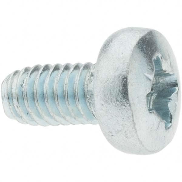 Value Collection - M4x0.7 Coarse 25mm Long Pozi Thread Cutting Screw - All Tool & Supply