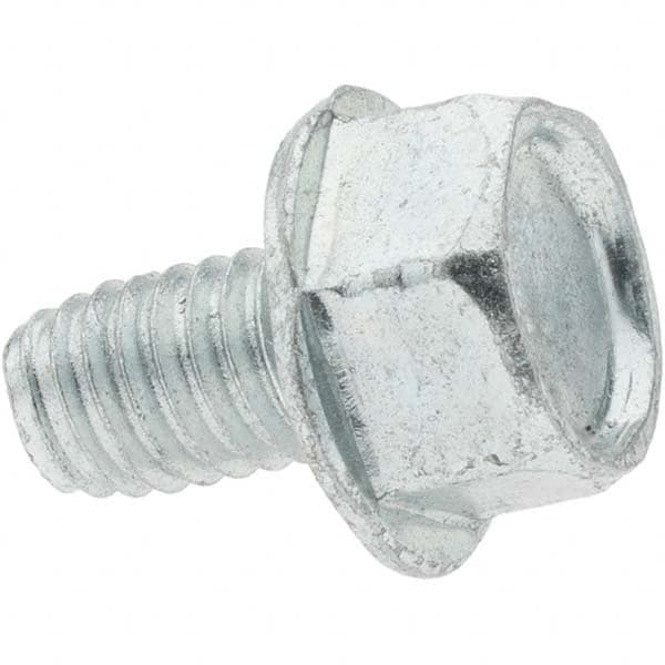 Value Collection - M6x1.0 Coarse 30mm Long Hex Thread Cutting Screw - All Tool & Supply