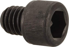 Value Collection - 7/16-14 UNC Hex Socket Drive, Socket Cap Screw - Alloy Steel, Black Oxide Finish, Fully Threaded, 1/2" Length Under Head - All Tool & Supply