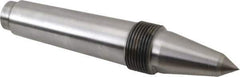 Riten - 5/8" Head Diam, Carbide-Tipped Steel Long Point Solid Dead Center - 4MT Morse Taper, 5/8" Point Diam, 2-9/32" Point Length, 3-3/32" OAL - All Tool & Supply