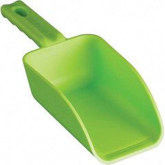 Remco - 32 oz Lime Polypropylene Flat Bottom Scoop - 4.3" Wide x 3" Deep Bowl, 4-1/2" Handle Length, 11-1/2" OAL - All Tool & Supply