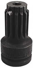 Proto - No. 5 Spline Male 1 Female Impact Drive Adapter - 4-1/2" OAL - All Tool & Supply