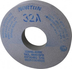 Norton - 14" Diam x 5" Hole x 2" Thick, K Hardness, 46 Grit Surface Grinding Wheel - Aluminum Oxide, Type 1, Coarse Grade, 1,800 Max RPM, Vitrified Bond, No Recess - All Tool & Supply