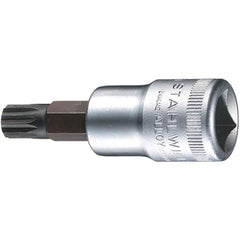 Screwdriver & Drag Link Sockets; Type: XZN Screwdriver Socket; Drive Size (Inch): 0.5 in; Blade Width (mm): 27.5 mm; Blade Thickness (Decimal Inch): 1 mm; Point Size: M16; Finish: Chrome-Plated; Insulated: No; Non-sparking: No; Tether Style: Not Tether Ca