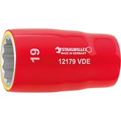 Specialty Sockets; Type: Non-Impact; Drive Size: 0.5 in; Socket Size: 17 mm; Insulated: Yes; Non-sparking: No; Tether Style: Not Tether Capable; Features: Anti-Slip Drive profile; Thin wall; Finish/Coating: Chrome-Plated; Finish: Chrome-Plated; Drive Size