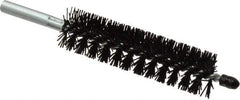 Schaefer Brush - 4" Brush Length, 1" Diam, Nylon Single Stem, Single Spiral Condenser Tube Brush - 6-1/4" Long, Nylon, 12-24 Female Connection - All Tool & Supply