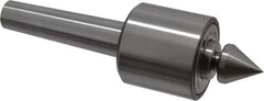 Riten - MT3 Taper Shank, 2-1/8" Head Diam Live Center - 5,000 Max RPM, 2" Head Length, 1" Point Diam, 1/4" Point Len, 350 Lb Max Workpc, 2" OAL, Male Point - All Tool & Supply