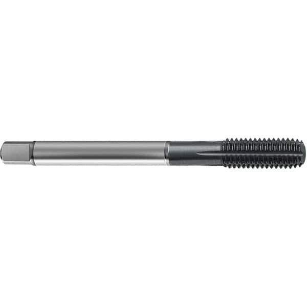 Guhring - 9/16-18 UNF 2BX H8/H9 Thread Limit Modified Bottoming Thread Forming Tap - High Speed Steel, TiCN Finish, 3.937" OAL, Right Hand Thread, Series 4378 - All Tool & Supply