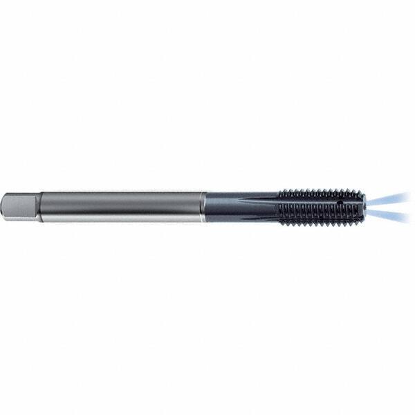 Guhring - 3/8-24 UNF 2BX H7/H8 Thread Limit Modified Bottoming Thread Forming Tap - High Speed Steel, TiCN Finish, 3.543" OAL, Right Hand Thread, Series 4380 - All Tool & Supply