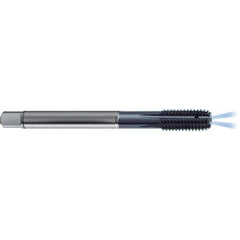 Guhring - 5/8-11 UNC 2BX H11/H12 Thread Limit Modified Bottoming Thread Forming Tap - High Speed Steel, TiCN Finish, 4.331" OAL, Right Hand Thread, Series 4379 - All Tool & Supply