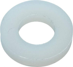 Made in USA - 1/4" Screw, Grade 6/6 Nylon Standard Flat Washer - 6.53mm ID x 1" OD, 2.36mm Thick - All Tool & Supply