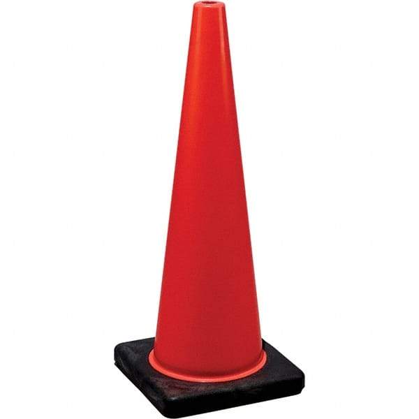 NMC - 18" High, Orange Traffic Cone - 10-1/2" Base Width, Rubber - All Tool & Supply