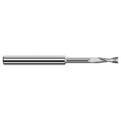 ‎End Mills for Plastics - 2 Flute - 0.1875″ (3/16″) Cutter Diameter × 0.5700″ Length of Cut × 2.2500″ (2-1/4″) Reach Carbide Square Upcut End Mill for Plastic, 2 Flutes - Exact Industrial Supply