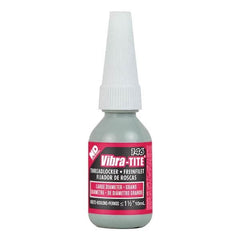 Vibra-Tite - 10 mL Bottle, Red, Large Diameter/High Strength Threadlocker - All Tool & Supply