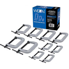 Wilton - C-Clamp & Cantilever Clamp Sets Clamp Type: Standard C-Clamp Type: Adjustable Clamp Set - All Tool & Supply