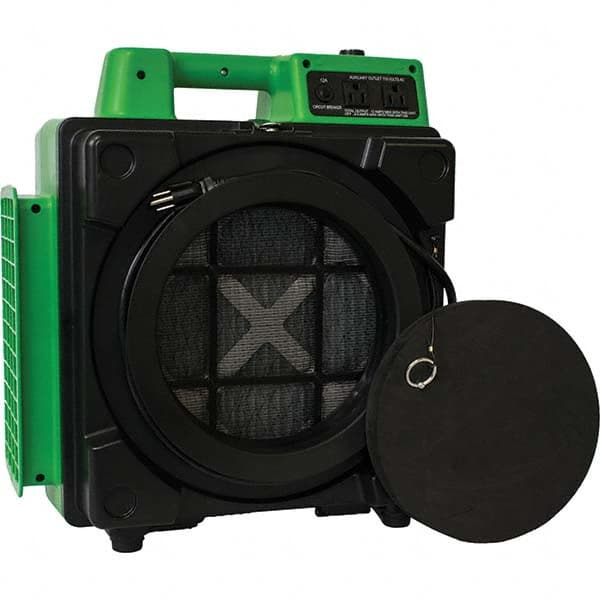 XPower Manufacturing - Self-Contained Electronic Air Cleaners Type: Portable Air Cleaner Width (Decimal Inch): 10.4000 - All Tool & Supply