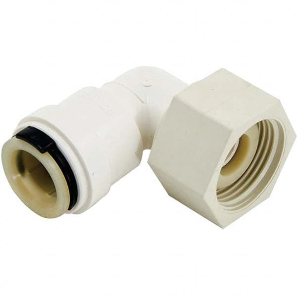 Watts - Plastic Push-To-Connect Tube Fittings Type: Swivel Elbow Tube Outside Diameter (mm): 12.7 - All Tool & Supply