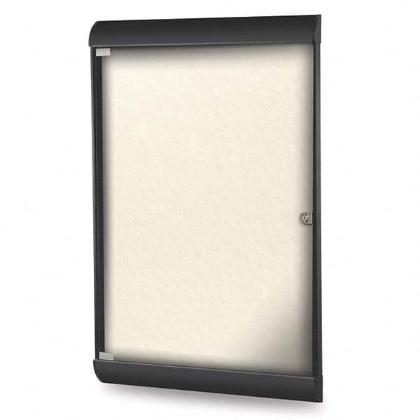 Ghent - Cork Bulletin Boards Style: Enclosed Bulletin Board Color: Ivory - All Tool & Supply