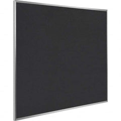 Ghent - Cork Bulletin Boards Style: Recycled Rubber Tack Bulletin Board Color: Black - All Tool & Supply