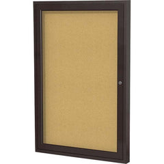 Ghent - Cork Bulletin Boards Style: Enclosed Cork Bulletin Boards Color: Natural Cork - All Tool & Supply