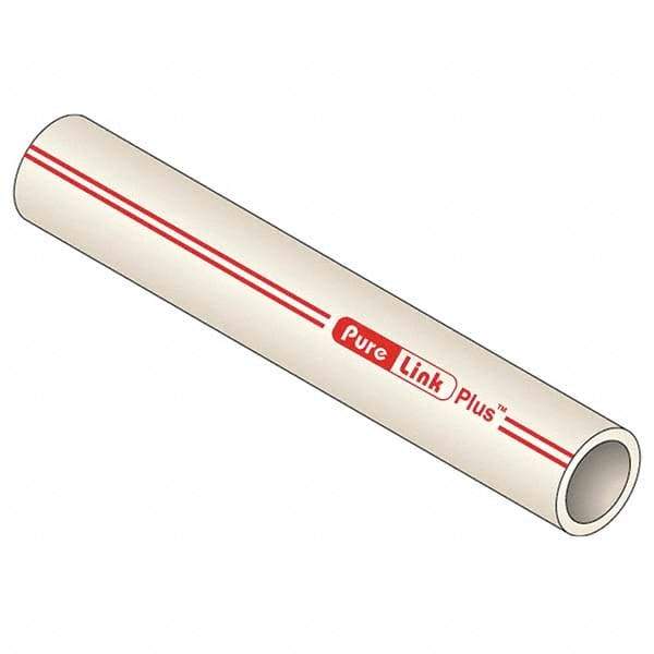 Mueller Industries - 0.475" ID x 5/8" OD, 20' Long, PEX-A Tube - Natural with Blue Print, 100 Max psi - All Tool & Supply