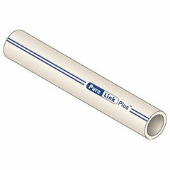 Mueller Industries - 0.862" ID x 1-1/8" OD, 100' Long, PEX-A Tube - Natural with Blue Print, 100 Max psi - All Tool & Supply