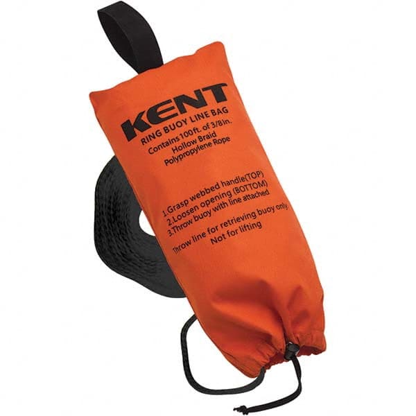 Kent - Rescue Buoys, Rings & Ropes Type: Buoy Line Bag Rope Rope Length (feet): 100 (Feet) - All Tool & Supply