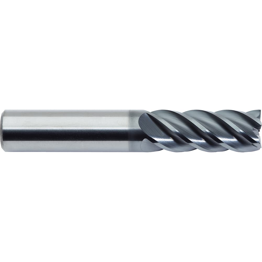 M.A. Ford - Square End Mills; Mill Diameter (Inch): 1/4 ; Mill Diameter (Decimal Inch): 0.2500 ; Number of Flutes: 5 ; Length of Cut (Inch): 3/4 ; Length of Cut (Decimal Inch): 0.7500 ; Material: Solid Carbide - Exact Industrial Supply