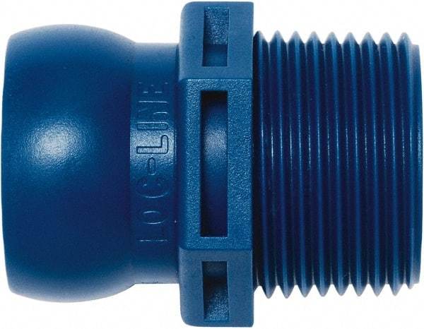 Loc-Line - 3/4" Hose ID, Male to Female Coolant Hose Connector - 3/4" BSPT, For Loc-Line Modular Hose Systems - All Tool & Supply