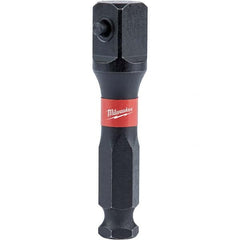 Milwaukee Tool - Socket Adapters & Universal Joints Type: Impact Adapter Male Size: 7/16 Socket Drive to 1/2 Hex - All Tool & Supply