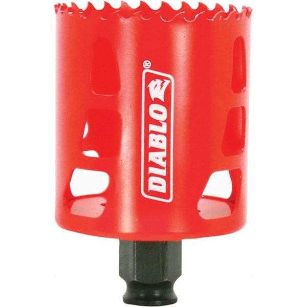 Freud - 2-3/8" Diam, 2-3/8" Cutting Depth, Hole Saw - Bi-Metal Saw, Toothed Edge - All Tool & Supply