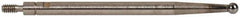 INTERAPID - 0.08" Ball Diam, Carbide, Ball Test Indicator Contact Point - 1-3/8" Contact Point Length, Use with Brown & Sharpe Interapid 312 Dial Test Indicators (Except 74.111965 & 74.111958) - All Tool & Supply