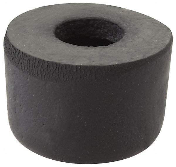 De-Sta-Co - 0.6299" Max Diam, 1/4-2 Thread, Neoprene, Slip On, Round End, Clamp Spindle Assembly Replacement Cap - For 1/4" Diam Hex Head Spindle, 0.44" OAL, 2.50" Hole Diam - All Tool & Supply