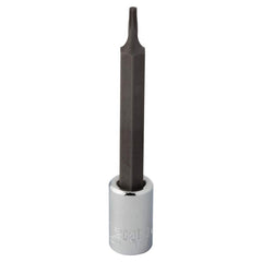 Hand Hex & Torx Bit Sockets; Socket Type: Hex Bit Socket; Tool Type: Hex Bit Socket; Hex Size (mm): 2.000; Bit Length (Inch): 2-3/4; Bit Length: 2.75 in; Insulated: No; Material: Steel; Finish: Chrome-Plated; Overall Length (Inch): 2-3/4 in; Non-sparking: