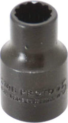 Proto - 5/16", 3/8" Drive, Standard Hand Socket - 12 Points, 1-3/32" OAL, Alloy Steel, Black Finish - All Tool & Supply