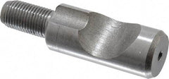 Bison - Lathe Chuck Camlock Stud - 6-1/4" Chuck Diam Compatible, D1-4 Mount, 5/8" OD, M10x1 Thread - All Tool & Supply