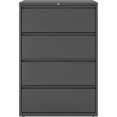 File Cabinets & Accessories; File Cabinet Type: Horizontal; Color: Black; Material: Steel; Number Of Drawers: 3.000