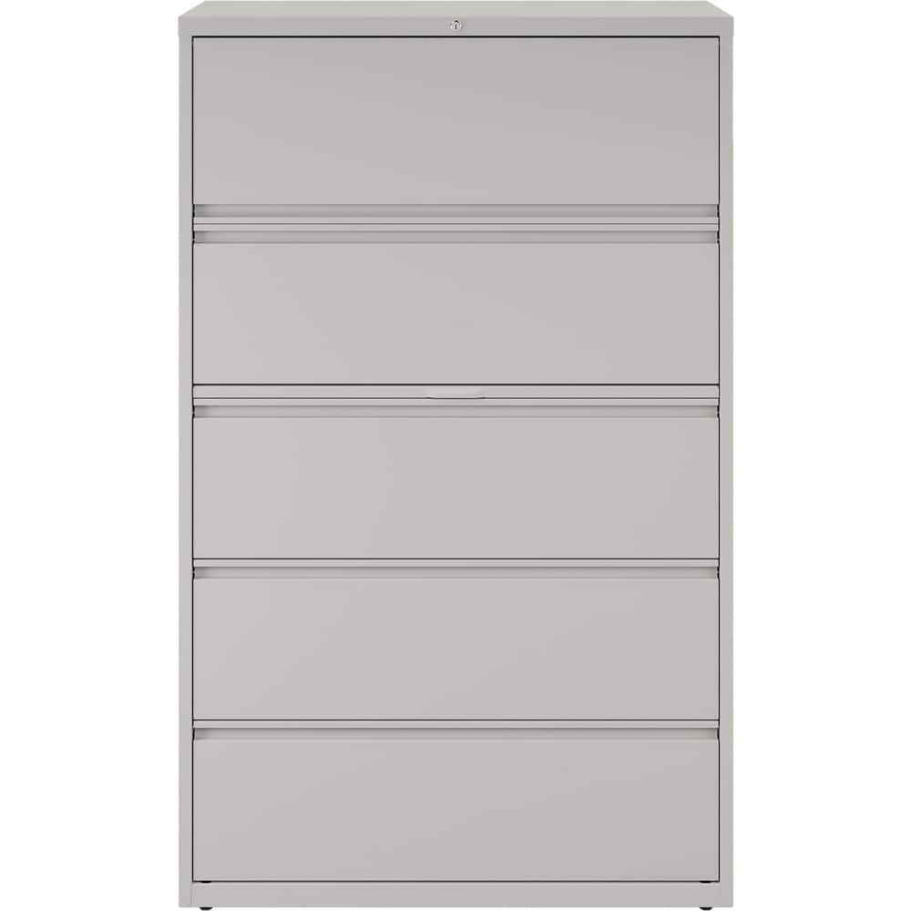 File Cabinets & Accessories; File Cabinet Type: Horizontal; Color: Light Gray; Material: Steel; Number Of Drawers: 5.000