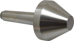 Riten - 2-3/4" Head Diam, Hardened Tool Steel Bull Nose Point Solid Dead Center - 3MT Morse Taper, 2-3/4" Point Diam, 1.508" Point Length - All Tool & Supply