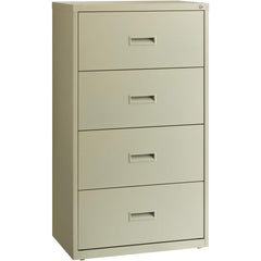 File Cabinets & Accessories; File Cabinet Type: Horizontal; Color: Putty; Material: Steel; Number Of Drawers: 4.000