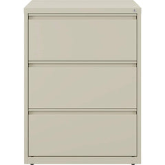 File Cabinets & Accessories; File Cabinet Type: Horizontal; Color: Putty; Material: Steel; Number Of Drawers: 3.000