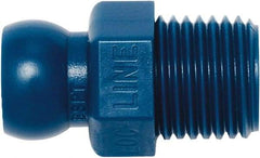 Loc-Line - 1/4" Hose ID, Male to Female Coolant Hose Connector - 1/4" BSPT, For Loc-Line Modular Hose Systems - All Tool & Supply